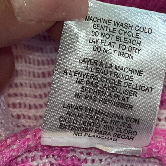 Classic BARBIE Mattel 2023 Pink Fall Winter Christmas Holiday Sweater -NWOT - L - Picture 11 of 11